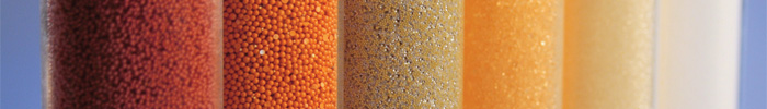 Packed LPLC columns with different media 填充特定色谱应用专用填料的LPLC填料柱