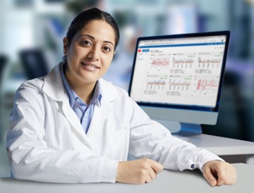 <p>Integrate CPV and APQR Workflows to Reduce Redundancies</p>
Bioprocess engineer at her computer using ProcessPad for CPV and APQR