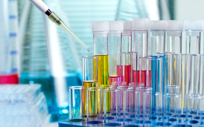 Biomedical polymers in lab 小瓶彩色液体