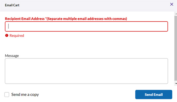 Email Cart Email Cart