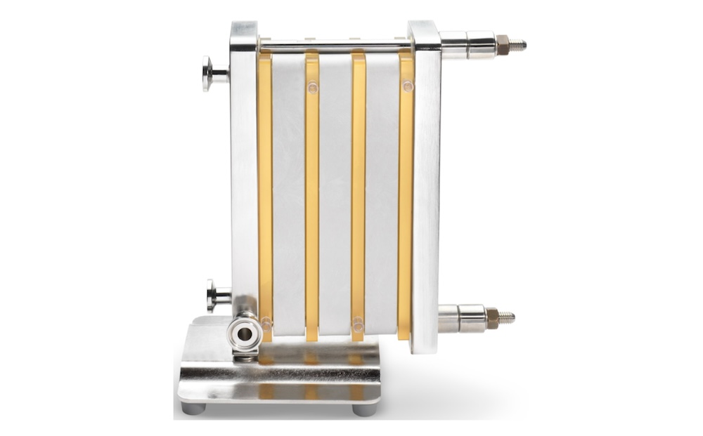 Tangential Flow Filtration Devices Pelicon cassette lab-scale single-pass tangential flow filtration setup