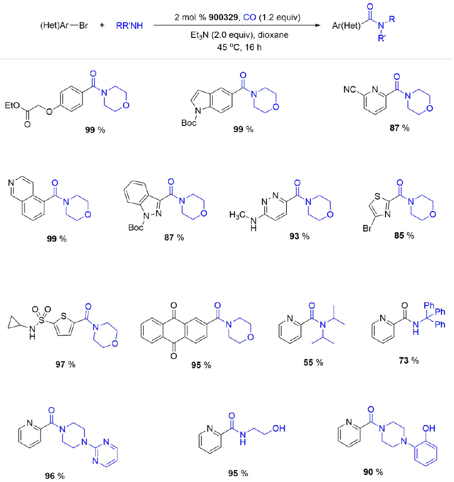 Microsoft Word - G3 and G4 Buchwald Precatalysts_TS1 使用XantPhos Pd G4进行(杂)芳基溴化物的氨基羰基化