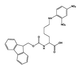fmoc-lys-dnp Chemical structure of Fmoc-Lys(Dnp)-OH