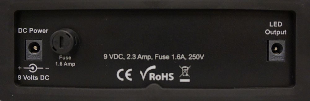 Rear Panel of the Controller Rear Panel of the Controller