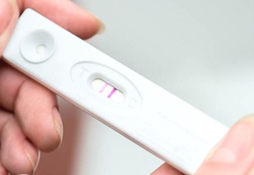 Commonly used lateral flow rapid test for determining pregnancy Commonly used lateral flow rapid test for determining pregnancy