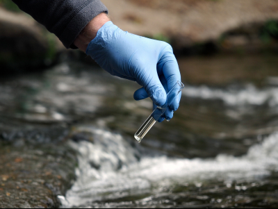 Water Sample for Environmental Testing x