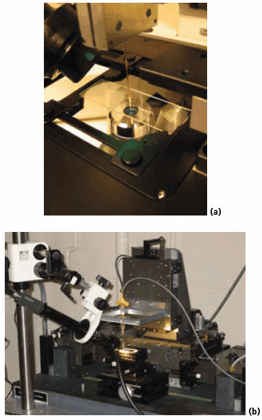 Photographs of 3 axis Photographs of 3-axis, motion-controlled stages utilized in direct-write assembly