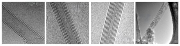TEM Analysis 原生BNNT的TEM分析