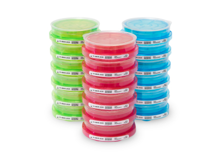 Milliflex Rack & Stack® 与 Milliflex Oasis<sup>®</sup> 生物负载测试系统配合使用的培养基平板
