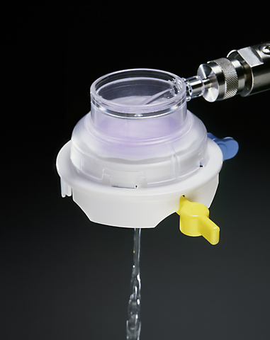 micropresure sample directly Sample directly through the MicropreSure® On-Line Filtration Sampler via the sanitary sampling valve.