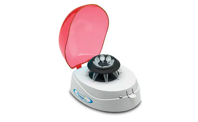 MyFuge™ mini centrifuge with open lid that can be used to spin down ZooMAb® antibody vial. MyFuge™ mini centrifuge with open lid that can be used to spin down ZooMAb® antibody vial.