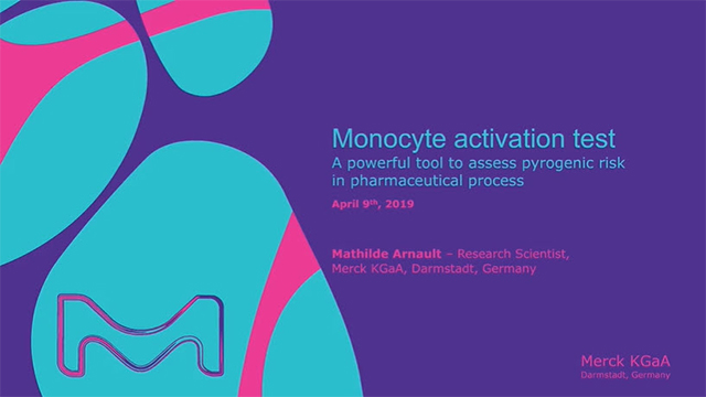 <p>Monocyte Activation Test: A Powerful Tool to Assess Pyrogenic Risk</p>
Webinar Monocyte Activation Test