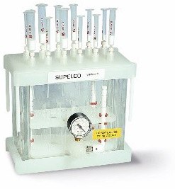 SPE Vacuum Manifold Visiprep™ 真空固相萃取装置配有一套阀门系统,可实现精准的流量控制和更可重复萃取。