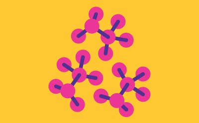 由蓝色圆圈和线条连接而成的三个独立结构,类似于分子模型。每个结构都由多个圆形组成,以非线性方式彼此连接,呈现出复杂多样感。所有结构及其连线统一为蓝色。 由蓝色圆圈和线条连接而成的三个独立结构,类似于分子模型。每个结构都由多个圆形组成,以非线性方式彼此连接,呈现出复杂多样感。所有结构及其连线统一为蓝色。