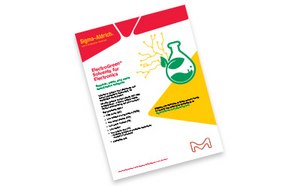 cover page of solvents for electronics flyer