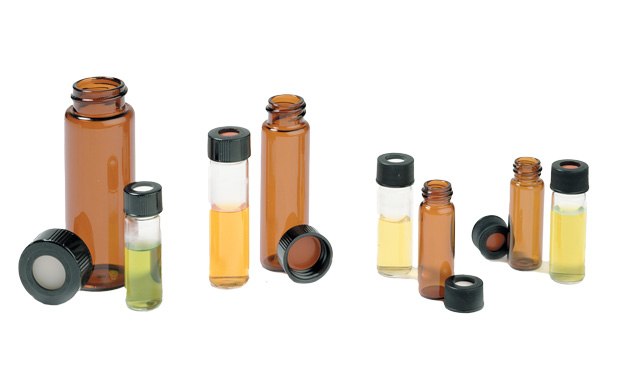 Glass vials with graduation Glass vials with graduation