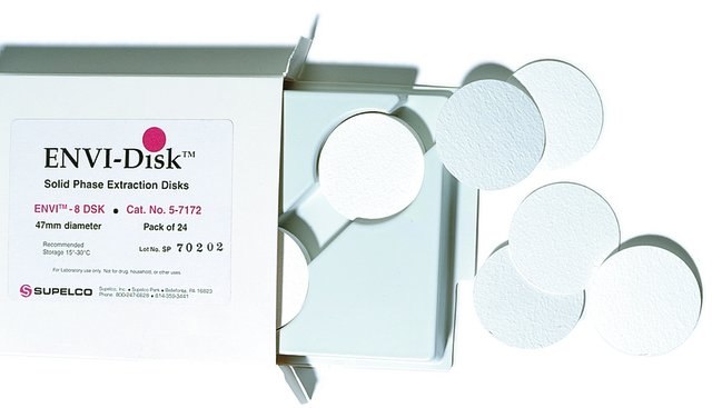 可提高大量样品处理速度的Supelclean™ ENVI™-8 DSK SPE膜