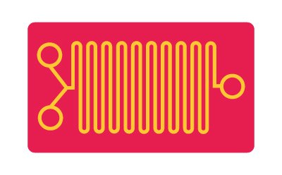 NanoFabTX™微流控芯片进行用于药物递送的微米和纳米颗粒、脂质颗粒和脂质体合成的图示.