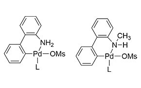 Diagram of Buchwald Gen 3 and Gen 4 precatalysts Diagram of Buchwald Gen 3 and Gen 4 precatalysts