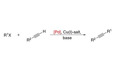 Stille cross-coupling reaction scheme for C-C bond formation