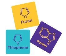 Sample heterocyclic building blocks for organic synthesis