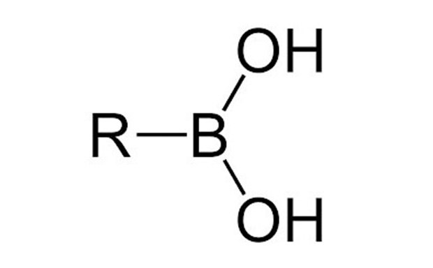 Chemical structure of Boronic acid molecule.