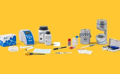 Hygiene Monitoring 3 A comprehensive array of hygiene monitoring products for the food and beverage industry, featuring HY-LiTE and MVP Icon ATP Instruments, MAS-100 and MAS-ECO Air Monitoring systems, Flash Allergen Swab, eMcollect sterile sampling devices, Dips & Slides, MC-Media Pad, and pathogen detection kits, all arranged on a white background.