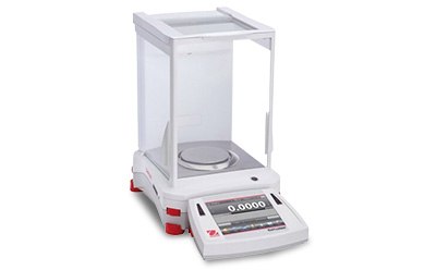 Product photograph of a precision balance.