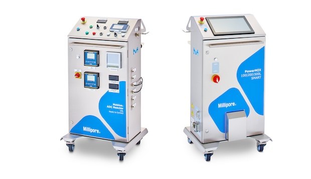 Control Boxes Ready to connect, stainless steel control box on the left and stainless steel smart control box with HMI on the right