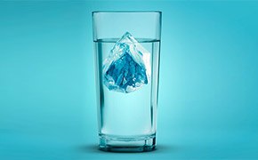 Glass of ultra-pure water with a large crystal structure Certified reference standards and analytical standards for calibration of the equipment to produce precise and reproducible results