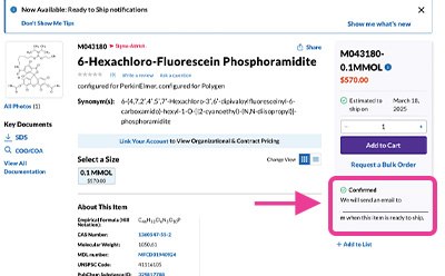 PDP confirmation showing the green check and confirmation info with the e-mail address where the notification will go PDP confirmation showing the green check and confirmation info with the e-mail address where the notification will go