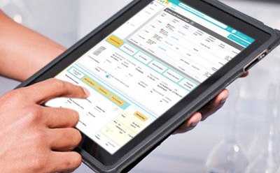 Tablet showing Milli-Q® lab water services Milli-Q® Services for your Lab Water system