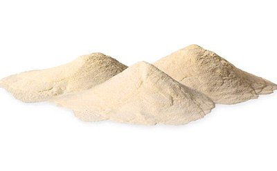 Three mounds of EcoCult® dehydrated cultured media powder. Three mounds of EcoCult® dehydrated cultured media powder.