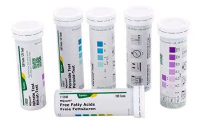 Test strip tubes made with recycled aluminum. Test strip tubes made with recycled aluminum.