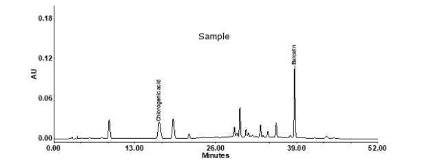 HPLC profile of compounded Lonucerae Japonicae Flos Separation of solvent blank on Purospher® STAR RP-18e column