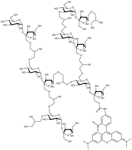 TRITC-Polysucrose Structure TRITC-Polysucrose Structure