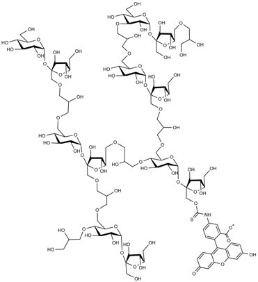 FITC-Polysucrose Structure FITC-Polysucrose Structure
