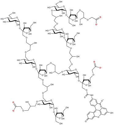 FITC-CM-Polysucrose Structure FITC-CM-Polysucrose Structure