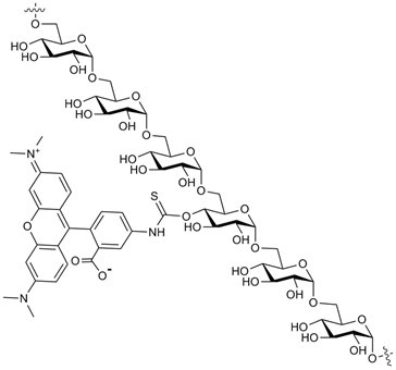 TRITC-labelled Polysaccharides Structure TRITC-labelled Polysaccharides Structure