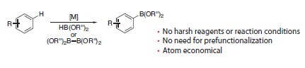 Metal-catalyzed direct C–H borylation Metal-catalyzed direct C–H borylation