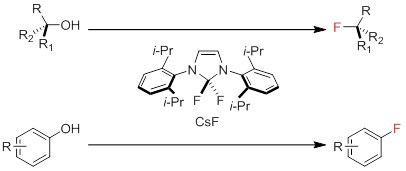 Phenofluor reactions scheme
