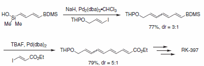 Subsequent fluoride-promoted-scheme-17