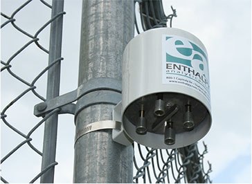 FLM Carbopack X Tubes Placed in a Shelter. Shelter supplied courtesy of Enthalpy Analytical Inc. Durham NC. FLM Carbopack X Tubes Placed in a Shelter