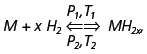 Equation of intermetallic hydrides with hydrogen Equation of intermetallic hydrides with hydrogen