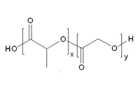 General Structure of PLA: PGA copolymer General Structure of PLA: PGA copolymer
