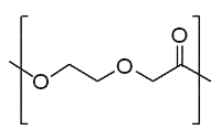 General Structure of Polydioxanone General Structure of Polydioxanone
