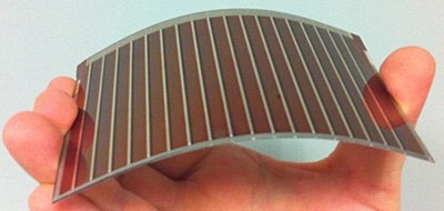 Flexible Organic Photovoltaic module, Plexcore PV 2000 coated using an optimized slot-die formulation