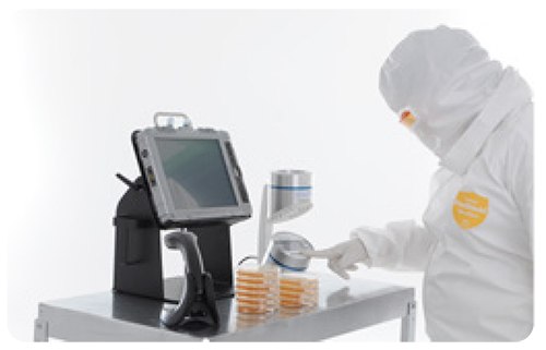 MAS-100 NT<sup>®</sup> air samplers manufactured by MBV AG, Switzerland. <a href="http://www.mbv.ch" target="_blank">www.mbv.ch</a> MAS-100 NT® Air Sampler