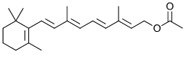 Vitamin A or retinyl acetate