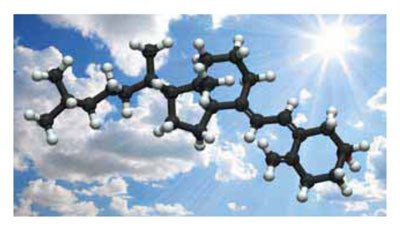 Vitamin D3 is produced in the skin after exposure to sunlight Vitamin D3 is produced in the skin after exposure to sunlight